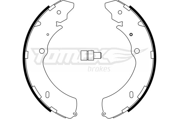 TOMEX BRAKES Piduriklotside komplekt TX 23-28